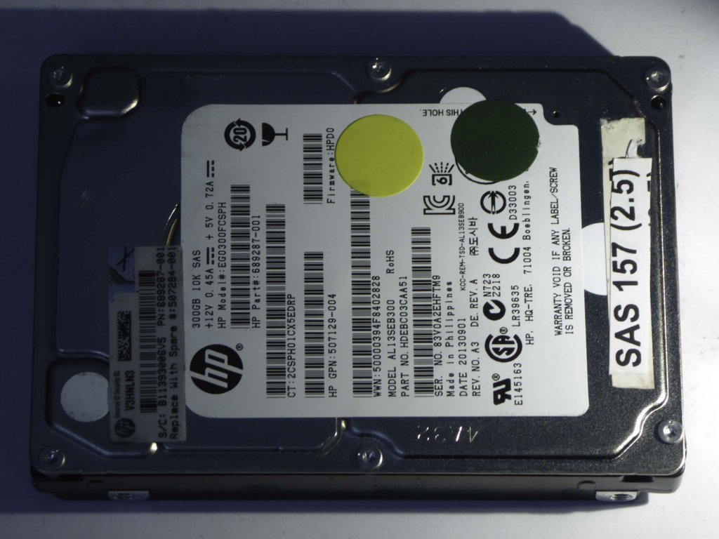 HP EG0300FCSPH  689287-001 Drives