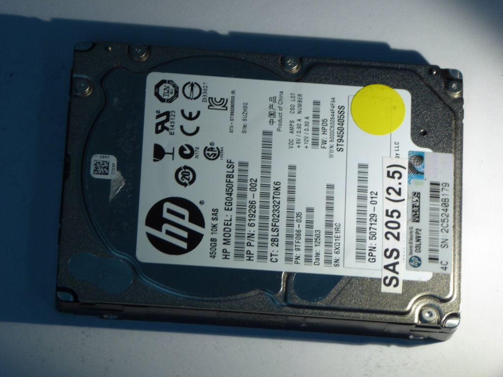 HP EG0450FBLSF  9TF066-035 Drives