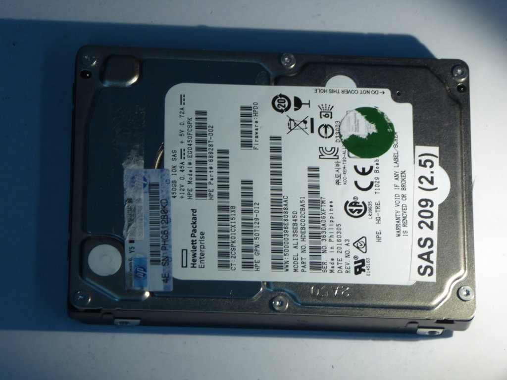 HP EG0450FCSPK  689287-002 Drives