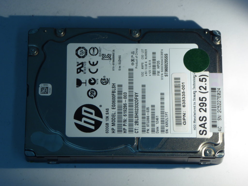 HP EG0600FBLSH  9TG066-035 Drives