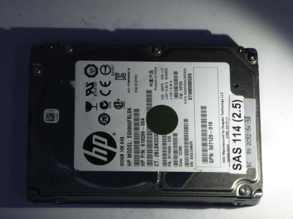 HP EG0900FBLSK  9THO66-035 Drives