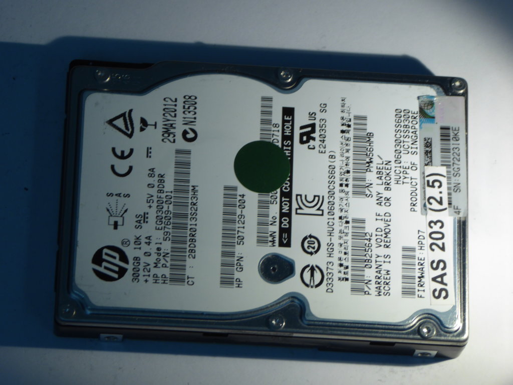 HP EGO300FBDBR  0B25642 Drives