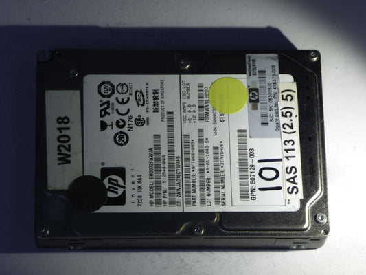 HP EH0072FAWJA  9FT066-085 Drives