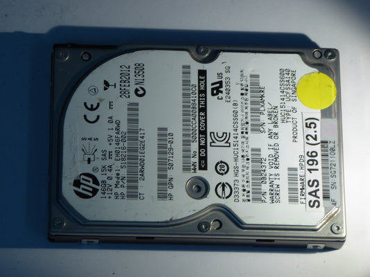 HP EH0146FARWD  0B24372 Drives