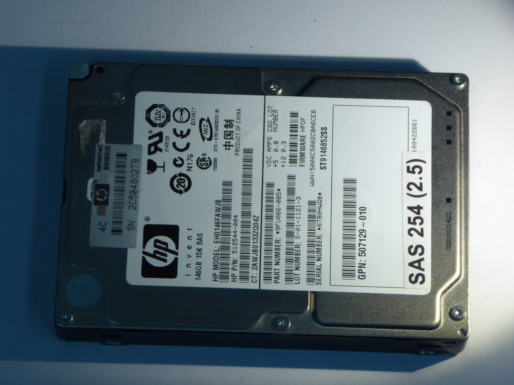 HP EH0146FAWJ8  512544-004 Drives