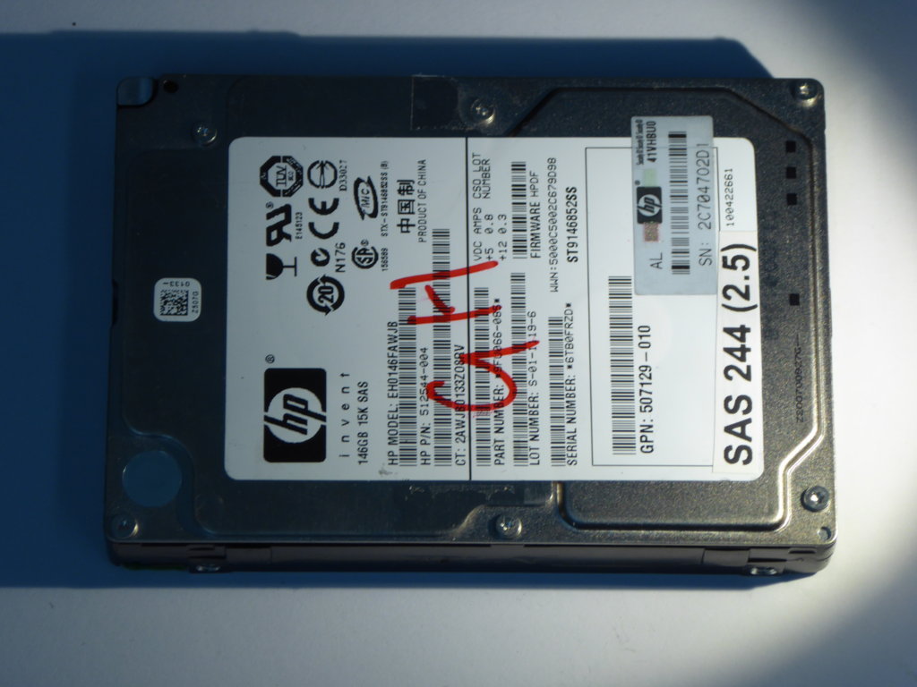 HP EH0146FAWJB  512544-004 Drives