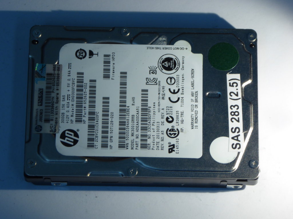 HP EH0300FCBVC  652625-002 Drives