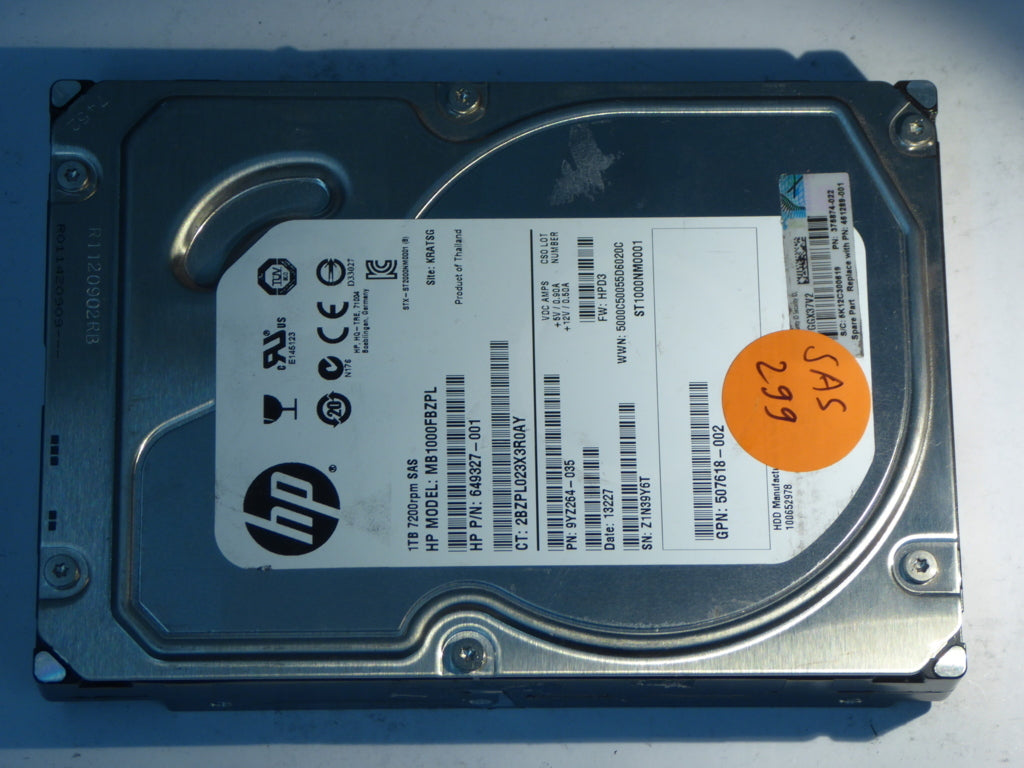 HP MB1000FBZPL  9YZ264-035 Drives