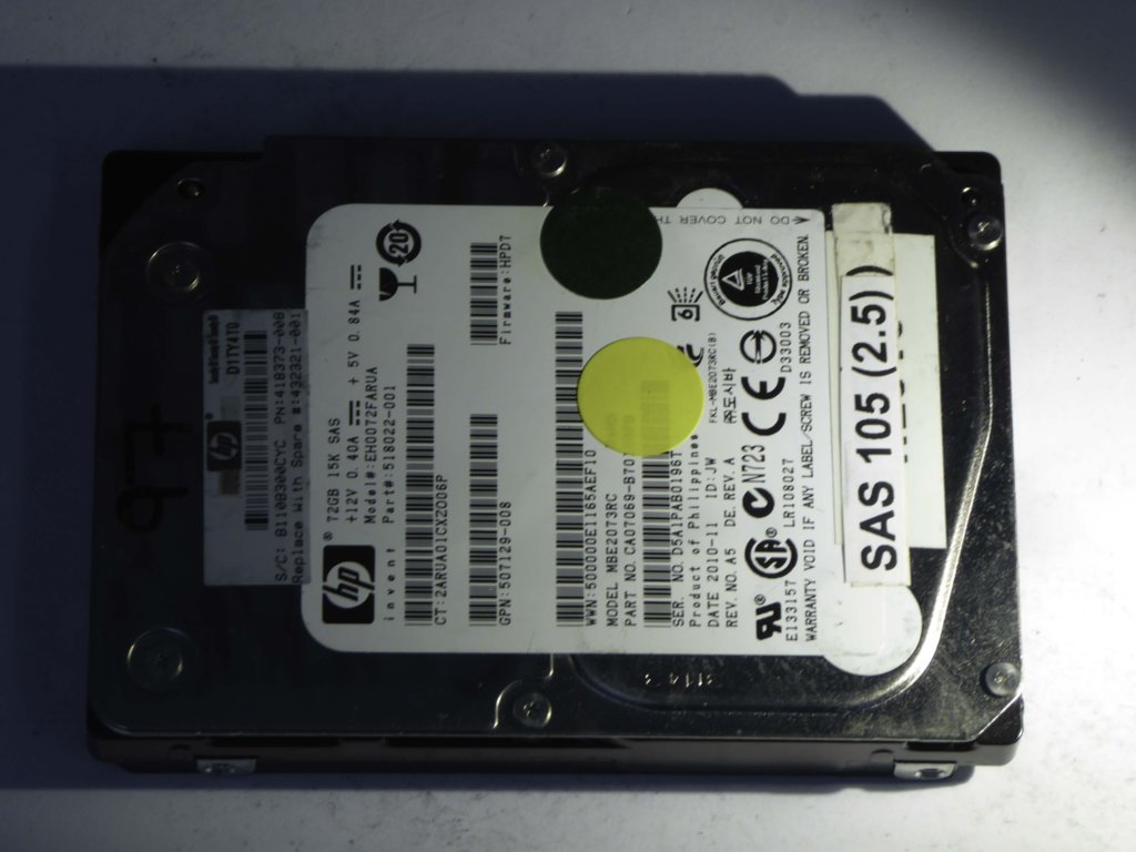 HP MBE2073RC  CA07069-B70100PD Drives