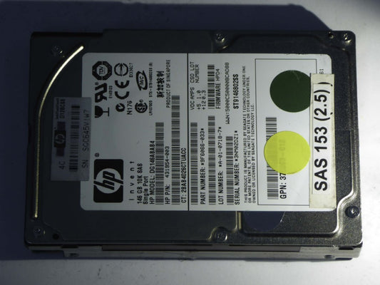 HP ST9146802SS  9F6066-033 Drives