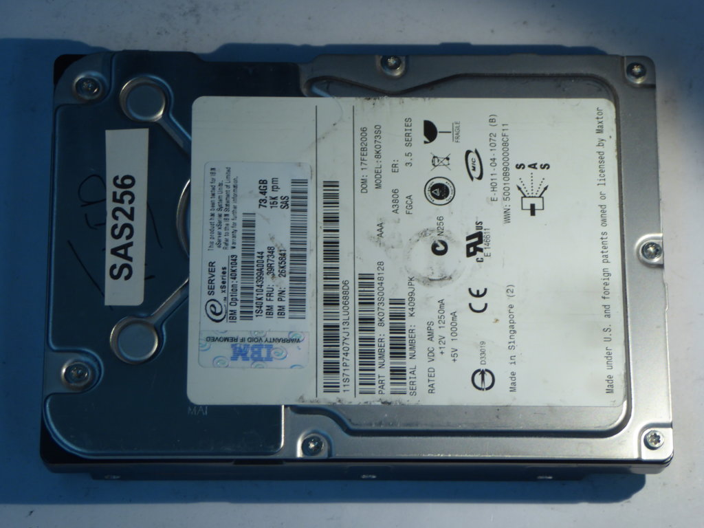 IBM 8K073S0  8K073S0048128 Drives