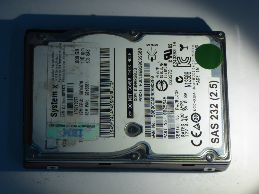 IBM HUC106030CSS600  0B25645 Drives