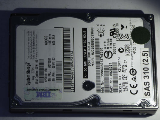 IBM HUC109060CSS600  0B26017 Drives