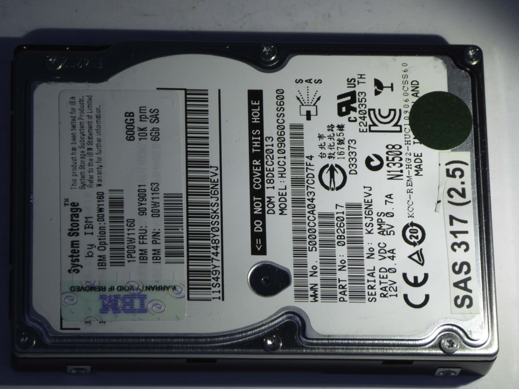 IBM HUC109060CSS600  0B26017 Drives