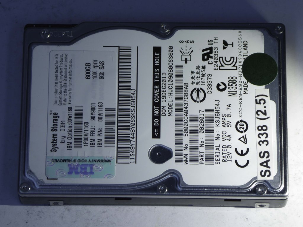 IBM HUC109060CSS600  0B26017 Drives