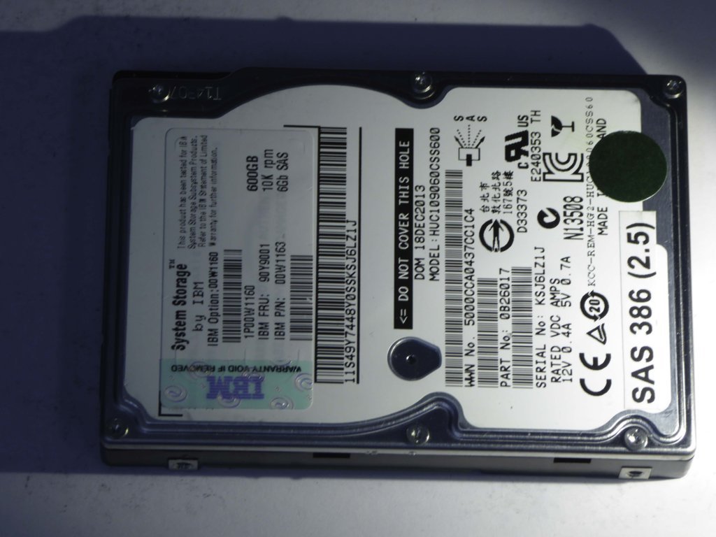 IBM HUC109060CSS600  0B26017 Drives