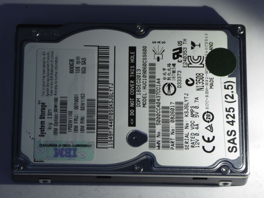 IBM HUC109060CSS600  0B26017 Drives