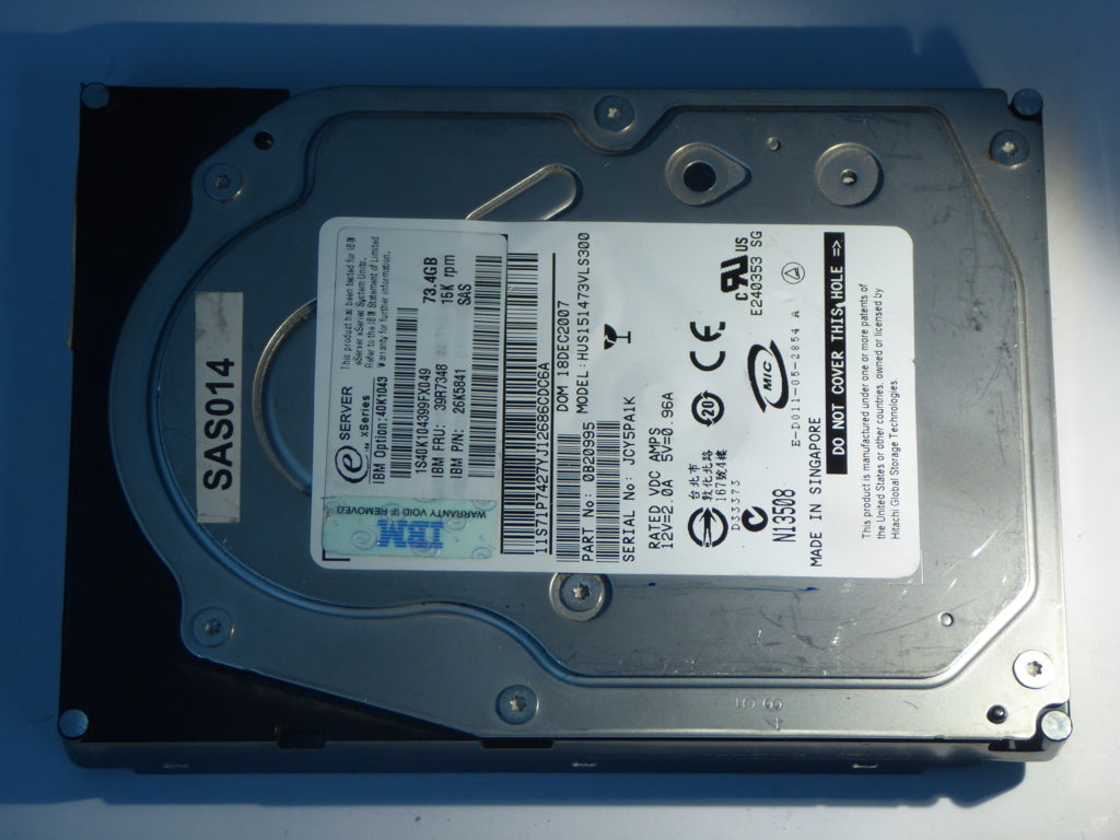 IBM HUS151473VLS300  0B20995 Drives