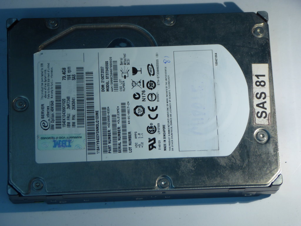 IBM ST373455SS  9Z3066-039 Drives