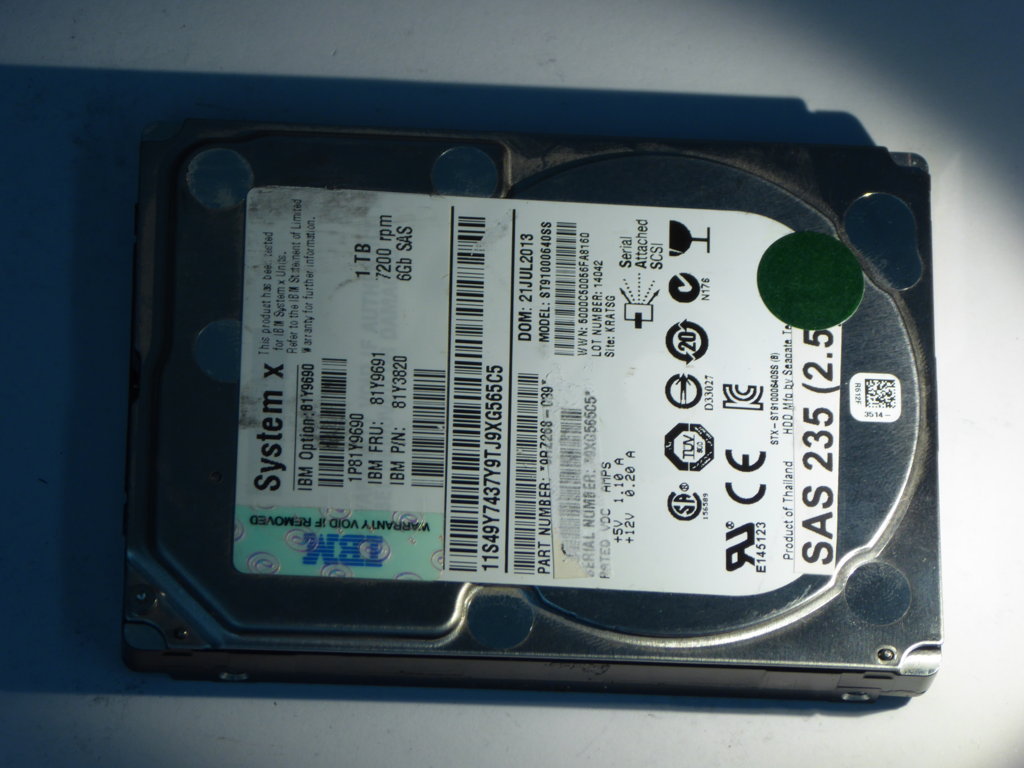 IBM ST91000640SS  9RZ268-039 Drives