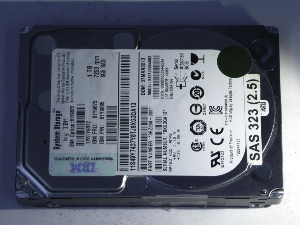 IBM ST91000640SS  9RZ268-039 Drives