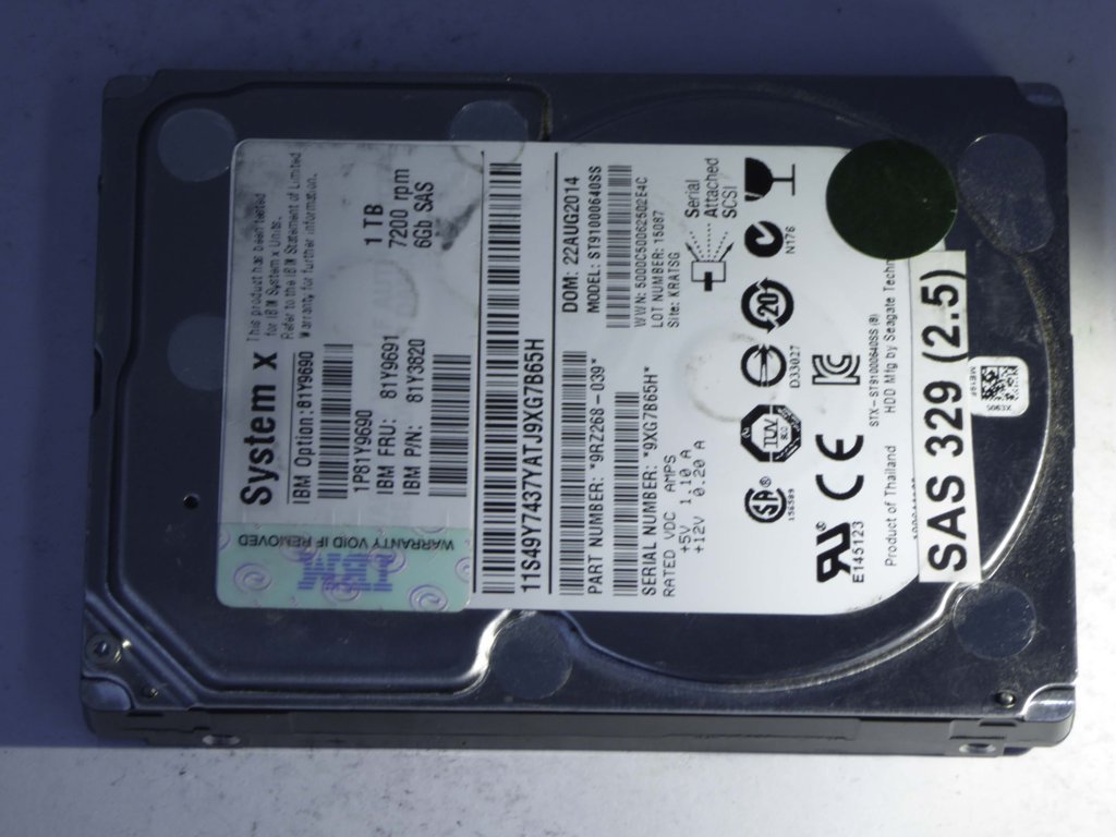 IBM ST91000640SS  9RZ268-039 Drives