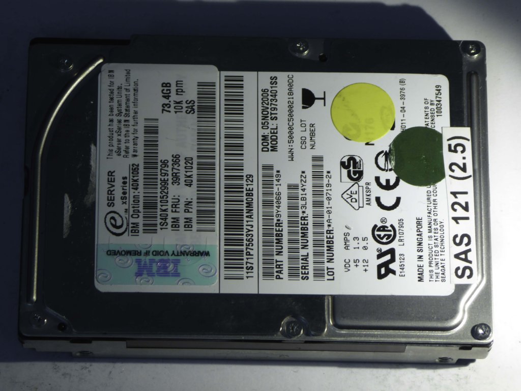 IBM ST973401SS  9Y4066-149 Drives