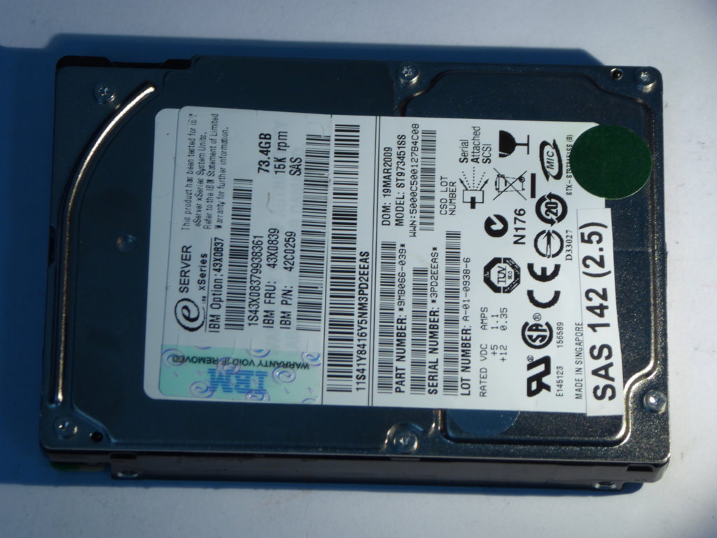 IBM ST973451SS  9MB066-039 Drives