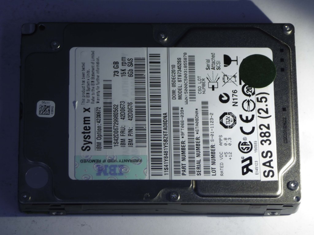 IBM ST973452SS  9FT066-039 Drives