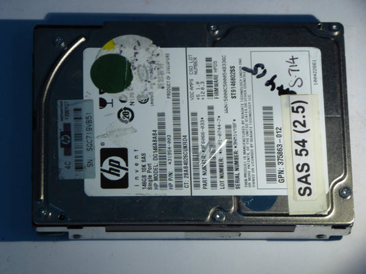 HP DG146ABAB4  9F6066-033 Drives