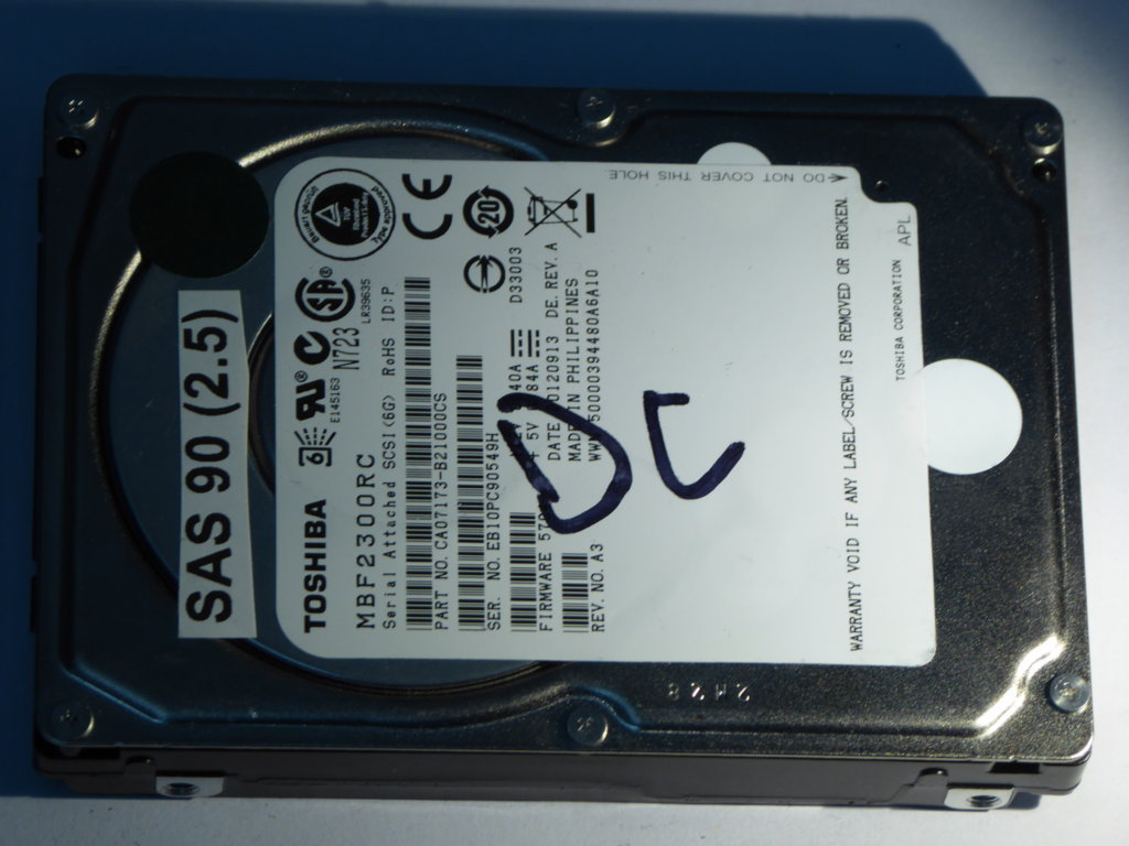 TOSHIBA MBF2300RC  CA07173-B21000CS Drives