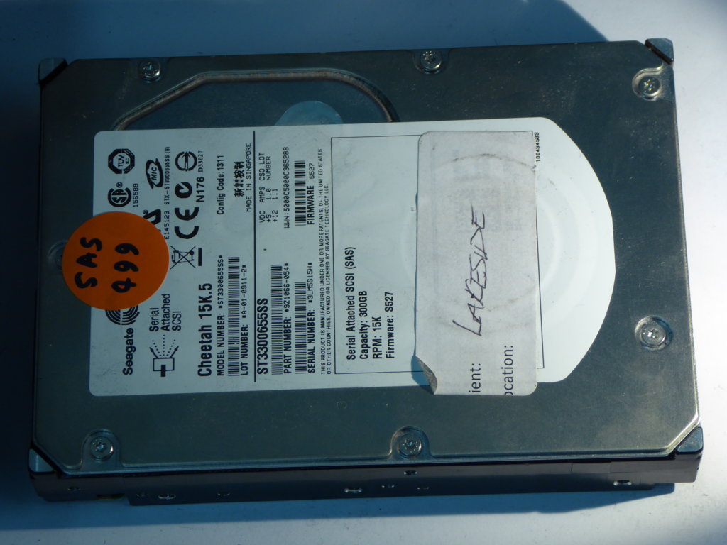 SEAGATE ST3300655SS  9Z1066-054 Drives