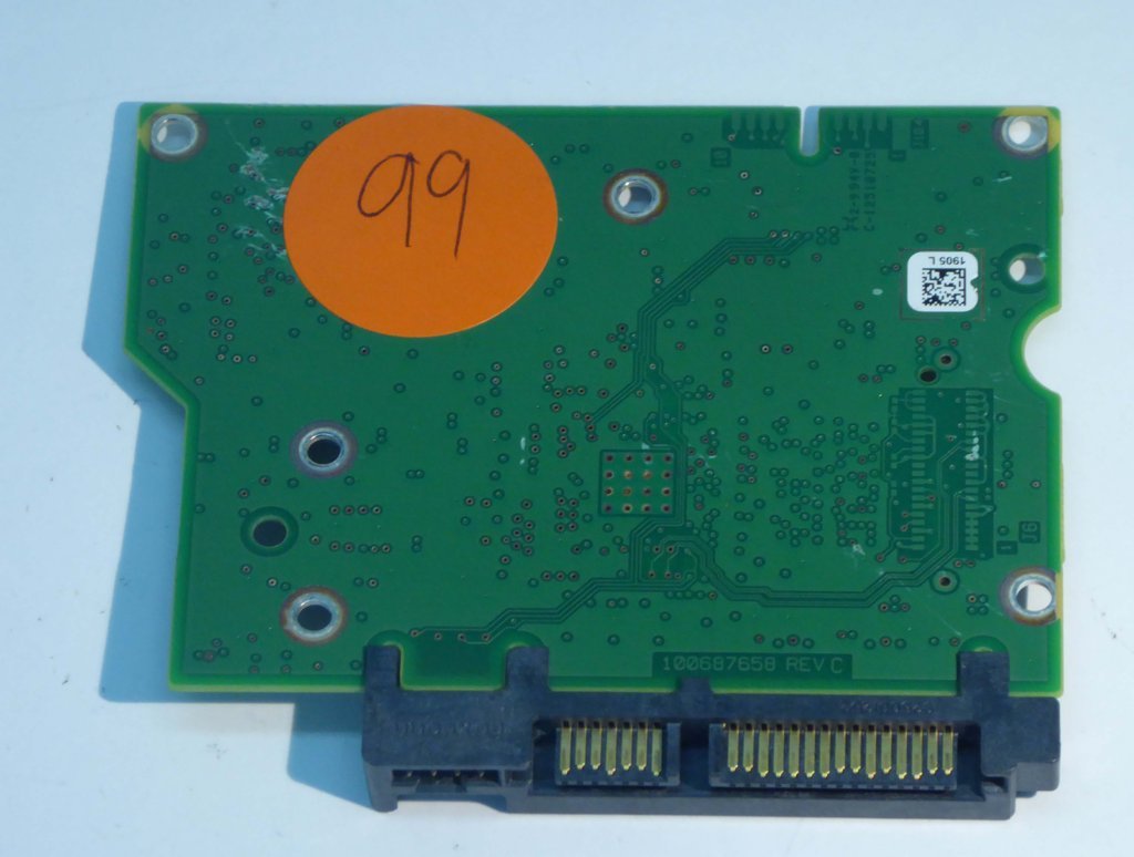 Seagate ST1000NC000 100687658 REV C 1CX162-002 PCB for Sale