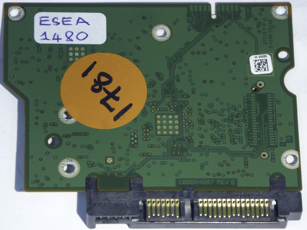 Seagate ST2000DM001 100664987 REV B 9YN164-500 PCB for Sale