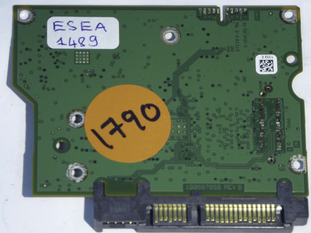 Seagate ST2000DM001 100687658 REV B 1CH164-300 PCB for Sale