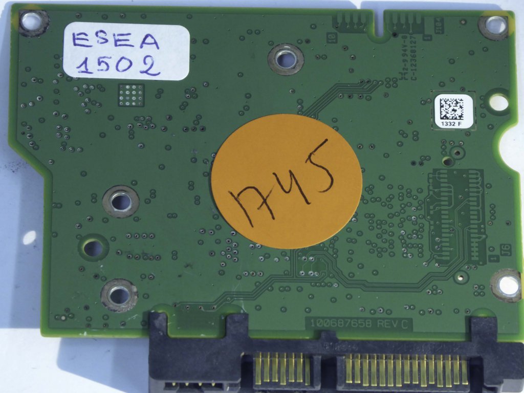 Seagate ST2000DM001 100687658 REV C 1CH164-301 PCB for Sale