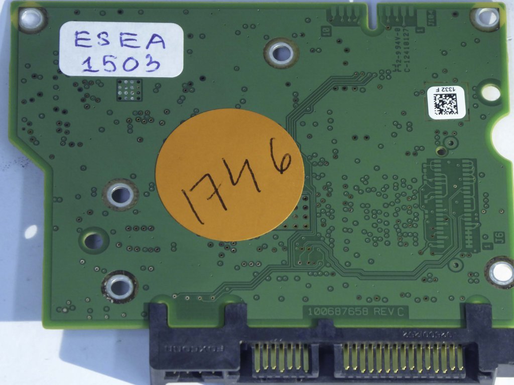 Seagate ST2000DM001 100687658 REV C 1CH164-301 PCB for Sale