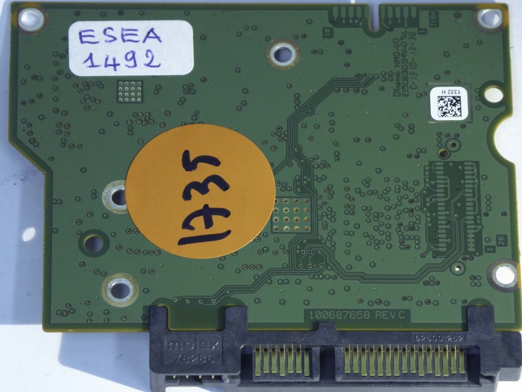 Seagate ST2000DM001 100687658 REV C 1CH164-572 PCB for Sale