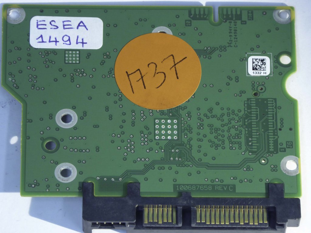 Seagate ST2000DM001 100687658 REV C 1E6164-570 PCB for Sale