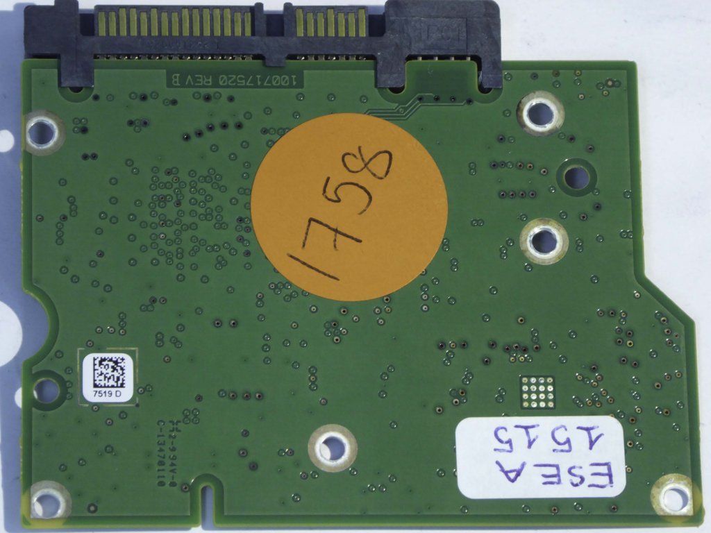 Seagate ST2000DM001 100717520 REV B 1CH164-306 PCB for Sale