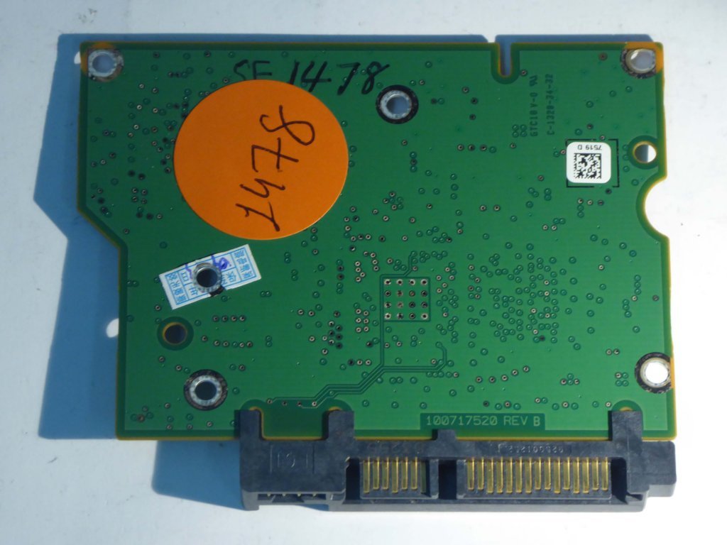 Seagate ST2000DM001 100717520 REV B 1CH164-510 PCB for Sale