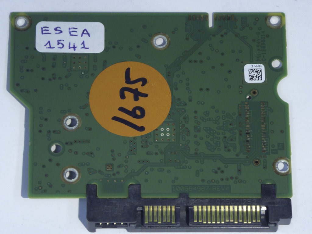 Seagate ST3000DM001 100664987 REV A 9YN166-500 PCB for Sale