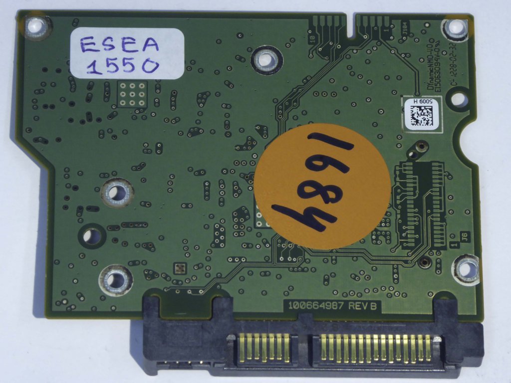 Seagate ST3000DM001 100664987 REV B 9YN166-500 PCB for Sale