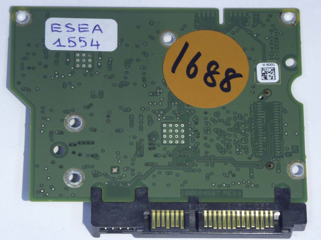 Seagate ST3000DM001 100664987 REV B 9YN166-500 PCB for Sale