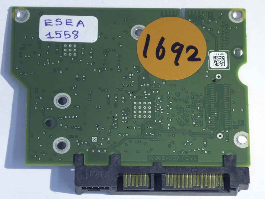 Seagate ST3000DM001 100664987 REV B 9YN166-500 PCB for Sale