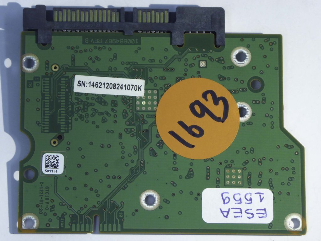 Seagate ST3000DM001 100664987 REV B 9YN166-500 PCB for Sale