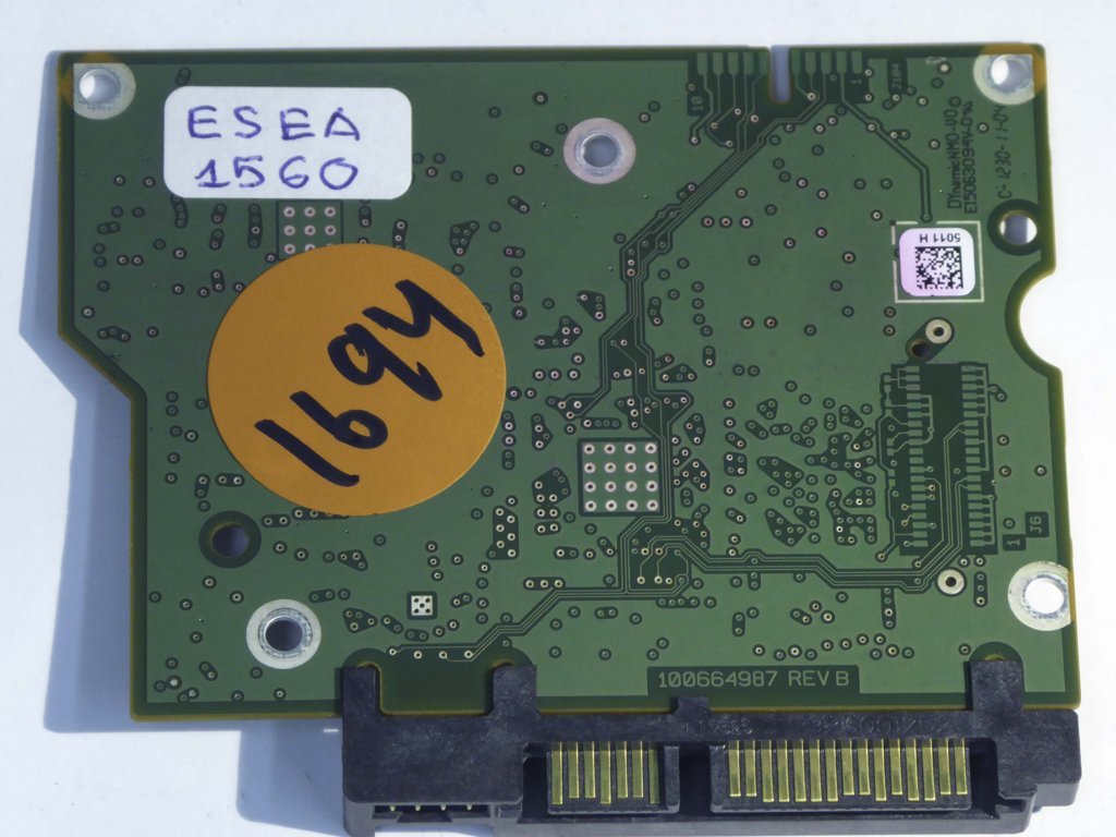 Seagate ST3000DM001 100664987 REV B 9YN166-500 PCB for Sale