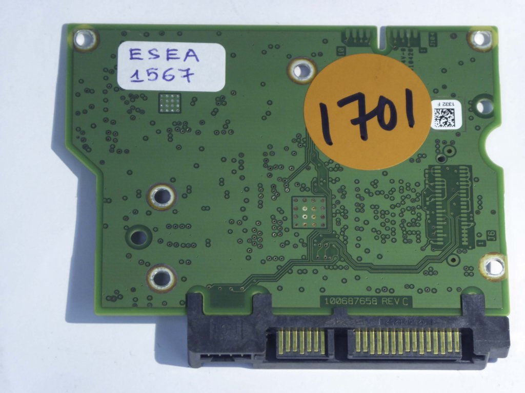 Seagate ST3000DM001 100687658 REV C 1ch166-572 PCB for Sale