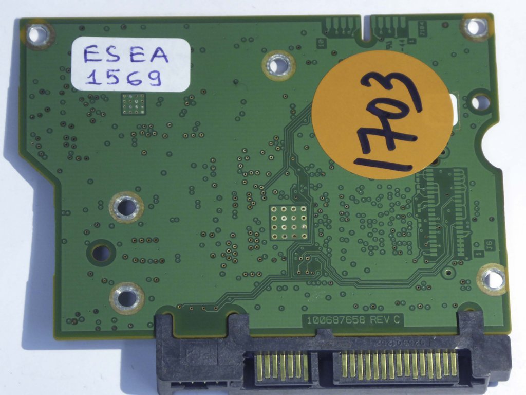 Seagate ST3000DM001 100687658 REV C 1E6166-570 PCB for Sale