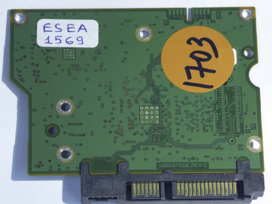 Seagate ST3000DM001 100687658 REV C 1E6166-570 PCB for Sale